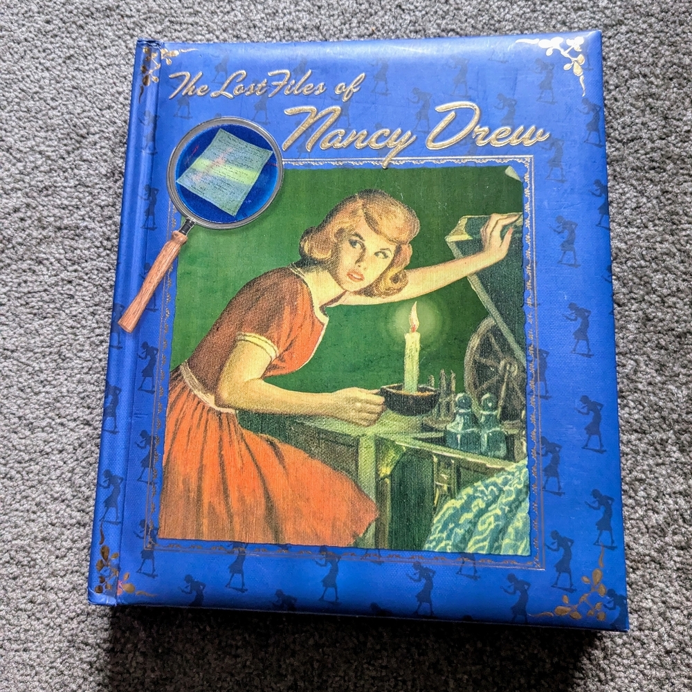 2007 The Lost Files of Nancy Drew Pop Up Interactive Storybook Incl Postcards